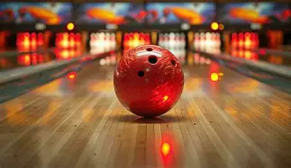 Bowlingbahn in der Bowlingarena Moers