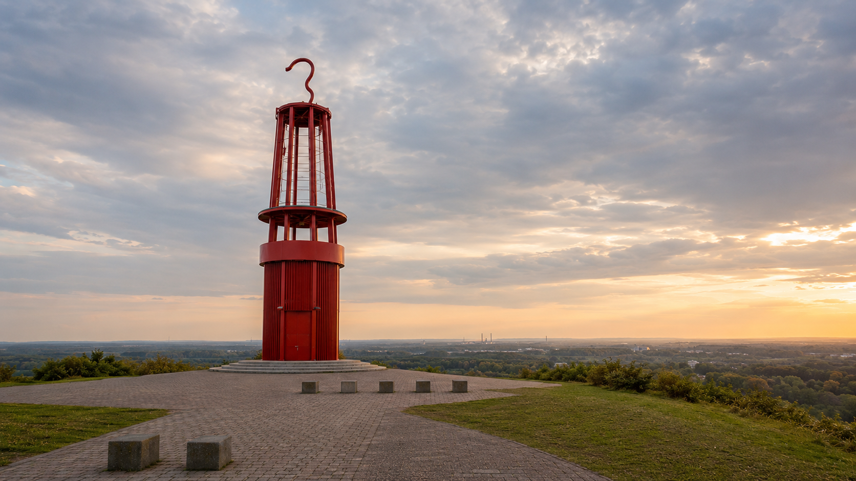 Das Geleucht auf der Halde Rheinpreußen in Moers
